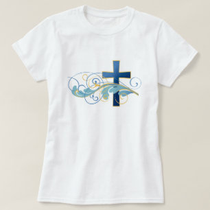 本当のクリスチャンは風のような彼の単語を広げました Tシャツ