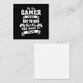 本当のゲーマーは勝つためではなく遊ぶ ノートカード (正面/裏面)