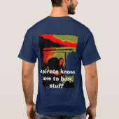 本当のバイキングは住む方法を知っています Tシャツ (裏面)