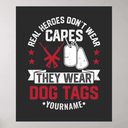 本当のヒーローはキャップなんか被ってない。名札をつけてるんだ。 ポスター (正面)