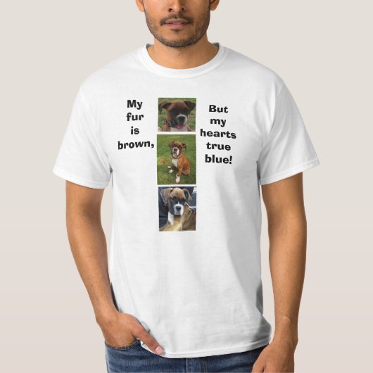 本当のブルーボクサーティー Tシャツ (正面)