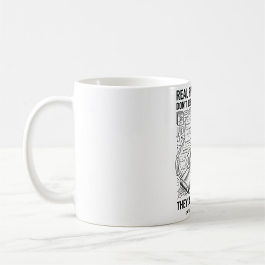 本当のプログラマはソースコードを使う コーヒーマグカップ (左)