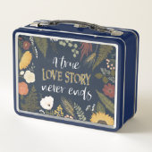 本当のラブストーリーが決して終えない秋ロマンスV | メタルランチボックス (裏面)