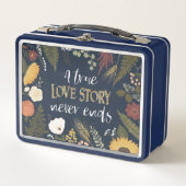 本当のラブストーリーが決して終えない秋ロマンスV | メタルランチボックス (正面)