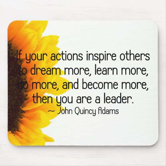 本当のリーダーのシンボルや象徴 マウスパッド (正面)