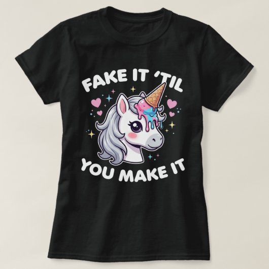 本当の事は言わずに笑わせろ Tシャツ (デザイン正面)
