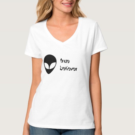 本当の信者のワイシャツ Tシャツ (正面)