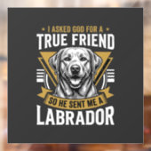 本当の友ラブラドール犬 ウィンドウサイン (シート2)