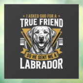 本当の友ラブラドール犬 ウィンドウサイン (シート3)