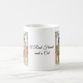 本当の友達と猫 コーヒーマグカップ (中央)