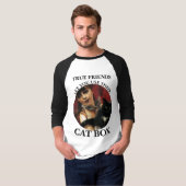 本当の友達なら猫のトイレを借りてもいいHG Tシャツ (正面フル)