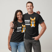 本当の友達は犬 Tシャツ (ユニセックス)