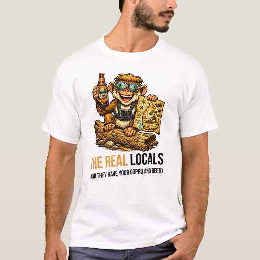 本当の地元の人々 Tシャツ (正面)