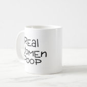 本当の女のウンチ コーヒーマグカップ (正面左)