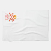 本当の女のグリル キッチンタオル (横)