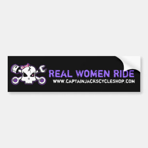 本当の女の乗車のステッカー バンパーステッカー