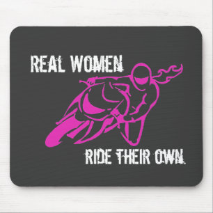 本当の女の乗車のmousepad マウスパッド