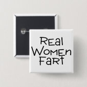 本当の女の屁 缶バッジ (正面&裏面)