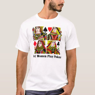 本当の女の演劇のトランプのポーカー Tシャツ