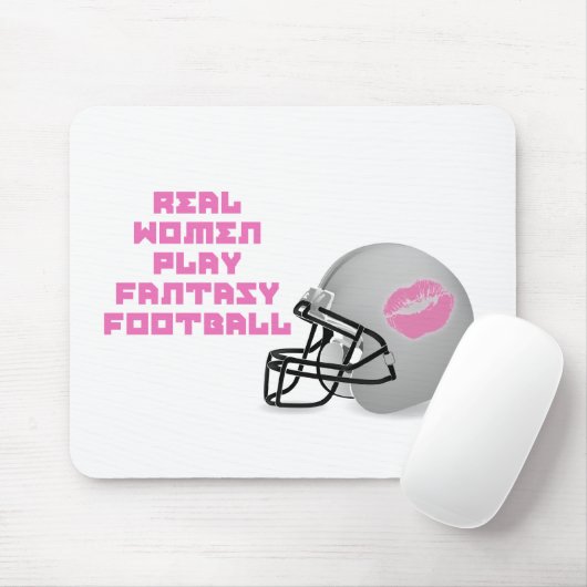 本当の女の演劇のファンタジーのフットボール マウスパッド (マウス)