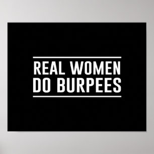 本当の女はBurpeesをします ポスター