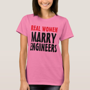 "本当の女エンジニア"とTシャツ結婚します Tシャツ
