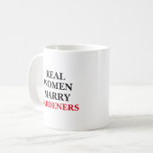 本当の女性は庭師と結婚する コーヒーマグカップ (正面左)