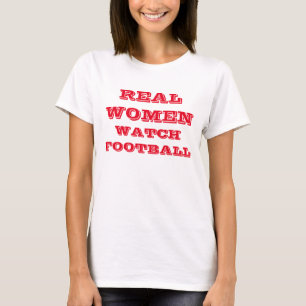 "本当の女腕時計のフットボール"のTシャツ Tシャツ