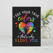 本当の姿が見える、パズルワールド 自閉症 招待状 (スタンド正面)