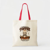 本当の怖さを追求 Coffee First Haunt Later トートバッグ (正面)