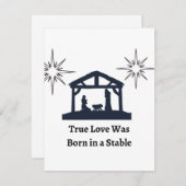 本当の愛は小さな馬小屋で生まれた シーズンカード (正面/裏面)