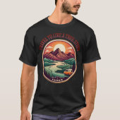 本当の旅のストーリーTシャツ - 偽りの旅にさようなら Tシャツ (正面)