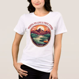 本当の旅のストーリーTシャツ - 偽りの旅にさよなら トライブレンドＴシャツ