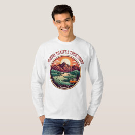 本当の旅のストーリーTシャツ - 偽りの旅はもうやめ Tシャツ