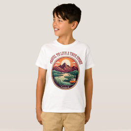 本当の旅のストーリーTシャツ - 偽りの旅はもうやめ Tシャツ