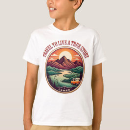 本当の旅のストーリーTシャツ - 偽りの旅はもうやめ Tシャツ