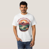 本当の旅の話Tシャツ - 偽りの旅にさようなら Tシャツ (正面フル)