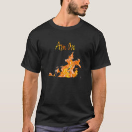 本当の炎に乗る Tシャツ