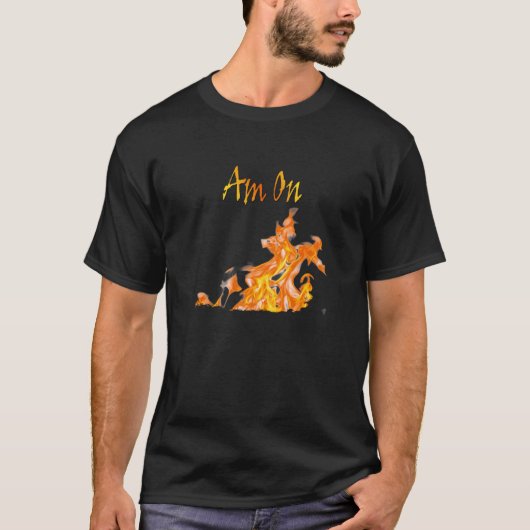 本当の炎に乗る Tシャツ (正面)