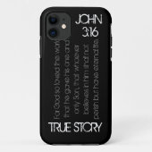 本当の物語の聖書の詩のジョンの3:16のiPhone 5の場合 Case-Mate iPhoneケース (裏面)
