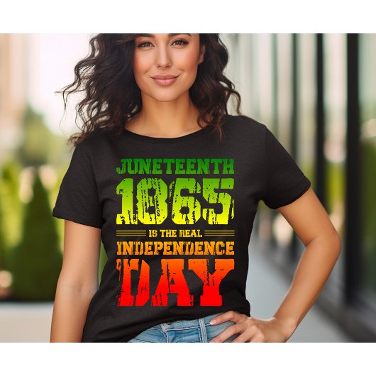 本当の独立記念日はジューンティーシス 1865 Tシャツ