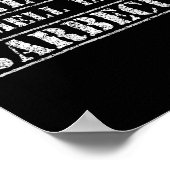 本当の男はバーベキューみたいな臭いがするTシャツ ポスター (角)