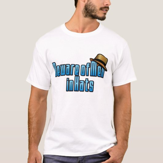本当の男は帽子をかぶる Tシャツ (正面)