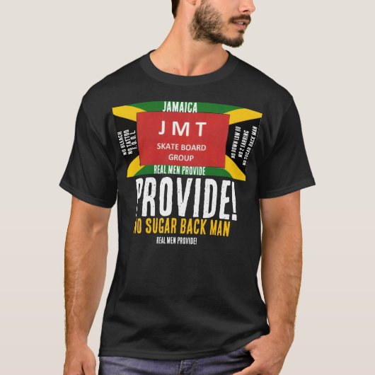 本当の男は提供する Tシャツ (正面)