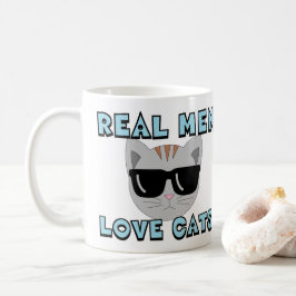 本当の男は猫が好き コーヒーマグカップ