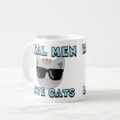 本当の男は猫が好き コーヒーマグカップ (正面左)