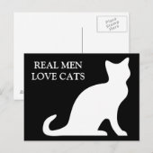 本当の男は猫が好き ポストカード (正面/裏面)