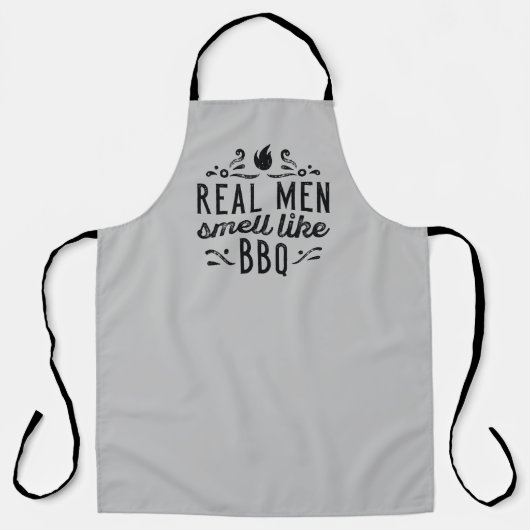 本当の男はBBQのにおいがする エプロン (正面)