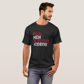 本当の男性はロデオをボイコットする - ロデオ反対抗議 アニメ Tシャツ (正面フル)
