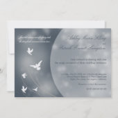 本当の童話のようなウェディング 招待状 (裏面)